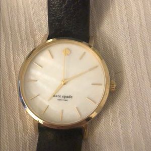 Kate spade black banded watch